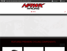 Tablet Screenshot of hawk-racing.com